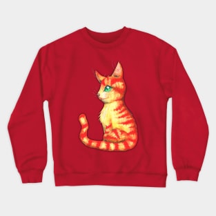 Fiery cat Crewneck Sweatshirt